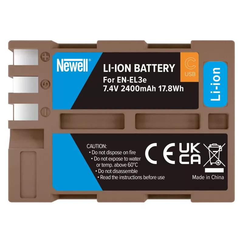 Newell náhradná batéria EN-EL3E USB-C pre Nikon