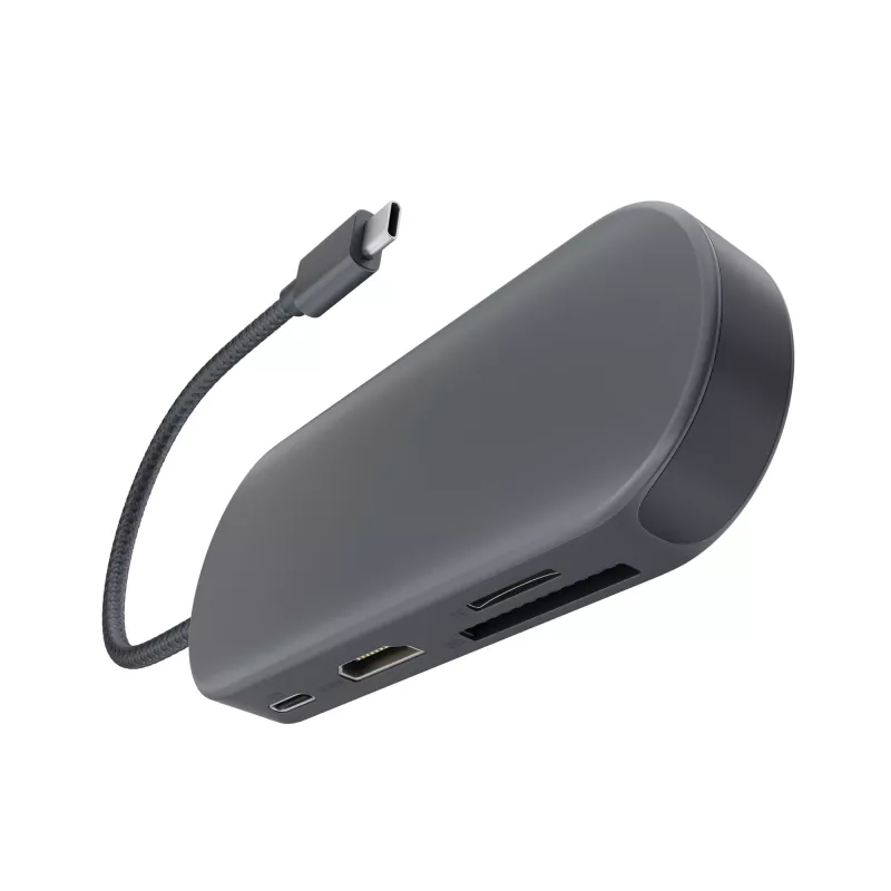 HUB NEWELL 7 in 1 USB-C hub - grafit