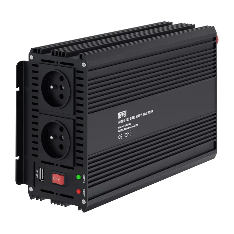 Newell menič napätia s modifikovanou sínusovou vlnou 12V/230V 2000W