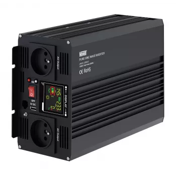 Newell menič napätia s čistou sínusovou vlnou 24V DC na 230V AC 1000W