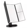 LED make-up zrkadlo Humanas HS-ML04, čierne