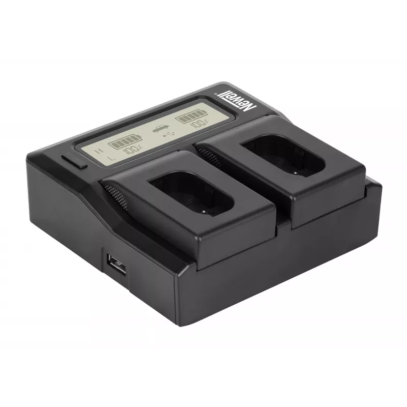 Newell DC-LCD dvojkanálová nabíjačka pre batérie Panasonic DMW-BLK22