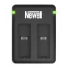 Newell SDC-USB dvojkanálová USB nabíjačka pre batérie Kodak LB-015