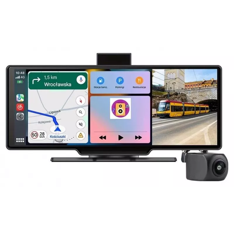 Tracer CR-PLAY 10.2 bezdrôtový prijímač CarPlay/Android Auto s 10,2