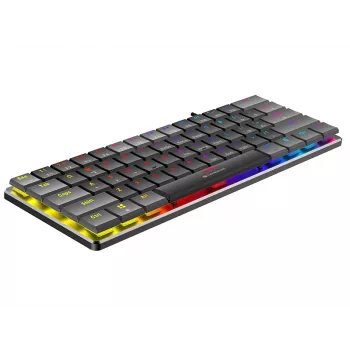 Tracer GameZone Keylo 61 káblová mechanická herná klávesnica, 60% rozloženie, Outemu Red spínače, RGB podsvietenie, grafitová