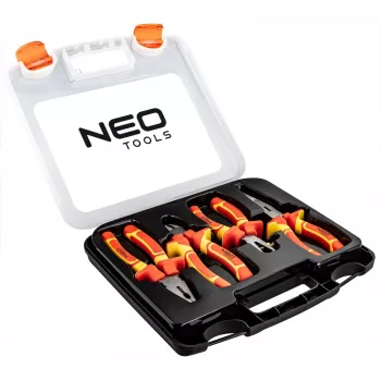 NEO TOOLS 1000V Izolovaná sada klieští, 4 diely