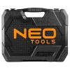 NEO TOOLS Sada nástrčných kľúčov 1/4 palca, 3/8 palca, 1/2 palca pohon, 219 dielov, chróm-vanádiová oceľ