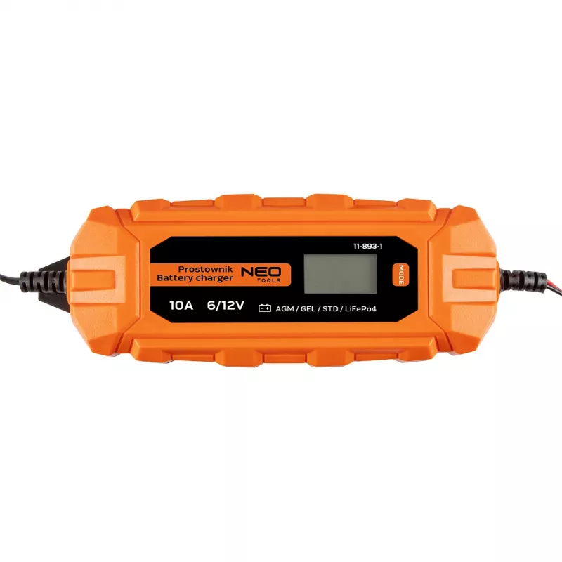 NEO TOOLS Automatická nabíjačka 10A/160W, 3-200Ah, pre olovené / AGM / GEL batérie