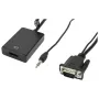 Accura VGA + minijack na HDMI 0,2 m video- a audio-konvertor