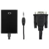 Accura VGA + minijack na HDMI 0,2 m video- a audio-konvertor