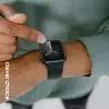 Crong Liquid Silicone Remienok pre Apple Watch 38/40/41/42 mm (čierny)