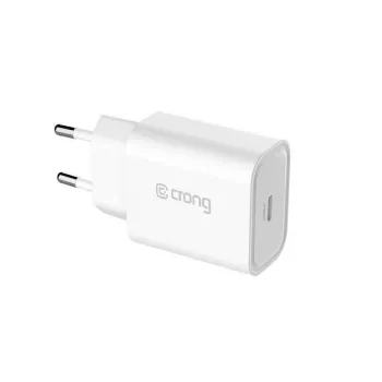 Crong USB-C Cestná nabíjačka 20W Power Delivery biela