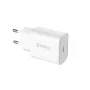 Crong USB-C Cestná nabíjačka 20W Power Delivery biela