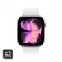 Crong Liquid Silicone Náramok pre Apple Watch 38/40/41/42 mm (biely)