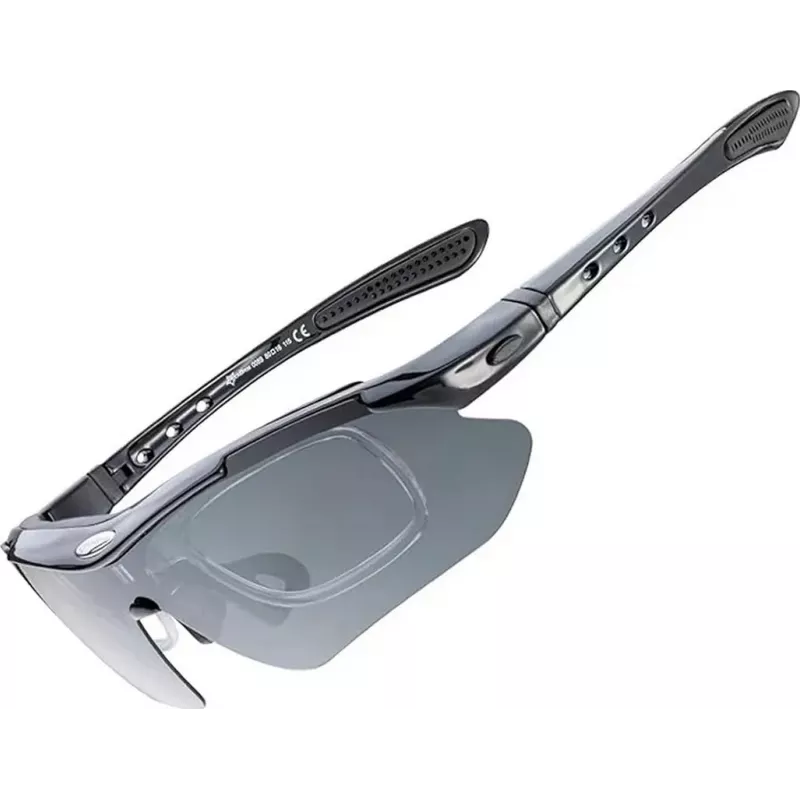 ROCKBROS fotochromatické cyklistické okuliare UV400 TR90 rám - čierne