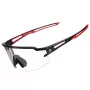 ROCKBROS cyklistické okuliare fotochromatické UV400 model 10173 čierno-červené