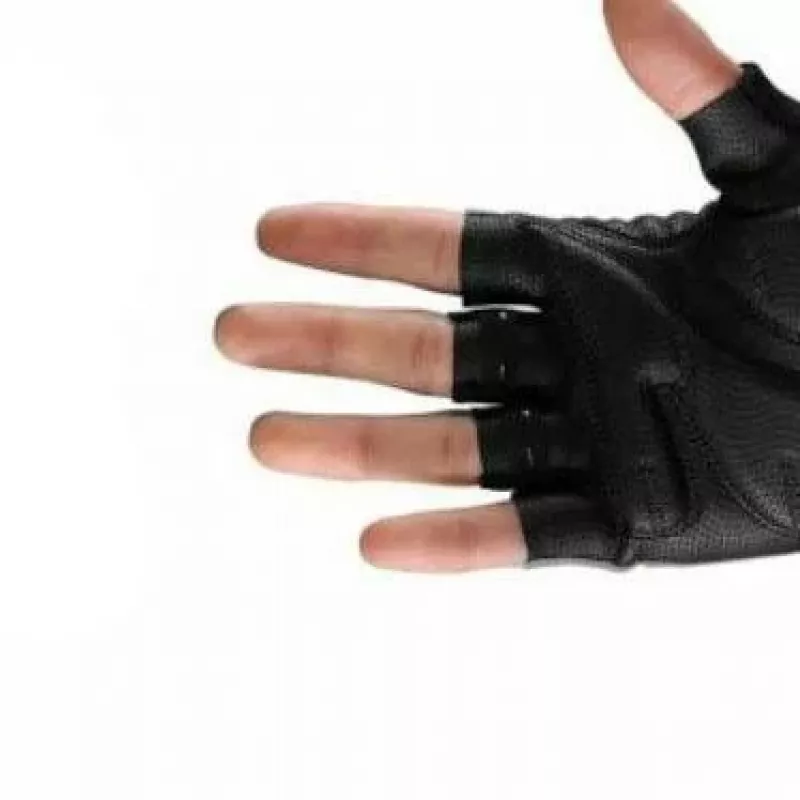 ROCKBROS S106BK cyklistické rukavice s polovičnými prstami veľkosť M - čierne