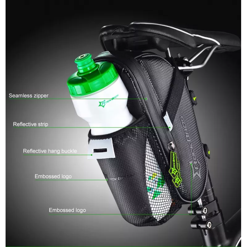 ROCKBROS C7-1 vodoodpudivá cyklistická taška pod sedlo 1.5L čierna