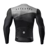 ROCKBROS cyklistický dres dlhý rukáv jar/leto XXL čierny