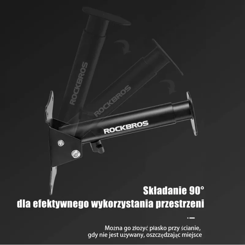 ROCKBROS Nástenný hák na bicykel 27210016001 - čierny