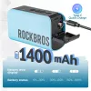 ROCKBROS elektrická pumpa 42520006001 digitálny kompresor na lopty/balóny - modrá
