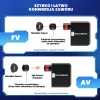 ROCKBROS mini elektrická pumpa 42320008001 na Schrader/Presta ventily 100 PSI - čierna