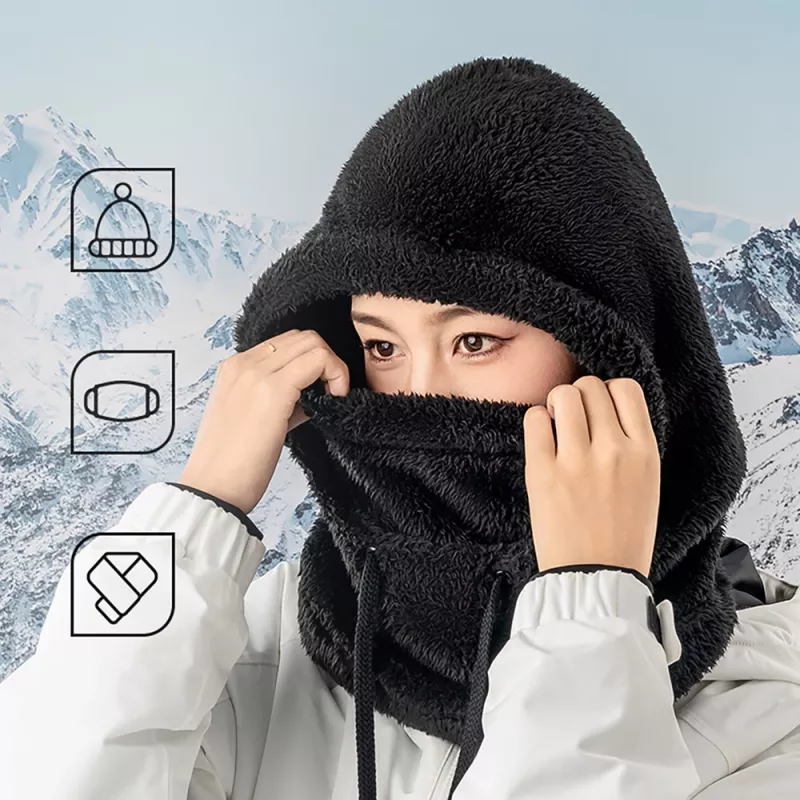 Qunature Arctic Velvet lyžiarska kukla veľkosť L - čierna
