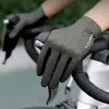 ROCKBROS celoprstové cyklistické rukavice, priedušné, veľkosť XL, zelené