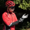 ROCKBROS Termické dlhé cyklistické rukavice XXL čierna sivá