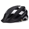 Wozinsky MTB prilba s odnímateľným štítom, ľahká, 57-62 cm, čierno-strieborná