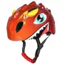 Wozinsky detská cyklistická prilba s motívom draka ľahká 50-54 cm - červená
