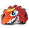 Wozinsky detská cyklistická prilba s motívom draka ľahká 50-54 cm - červená