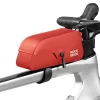ROCKBROS rámová taška na bicykel 0,9L vodoodolná s magnetickým uzáverom - červená