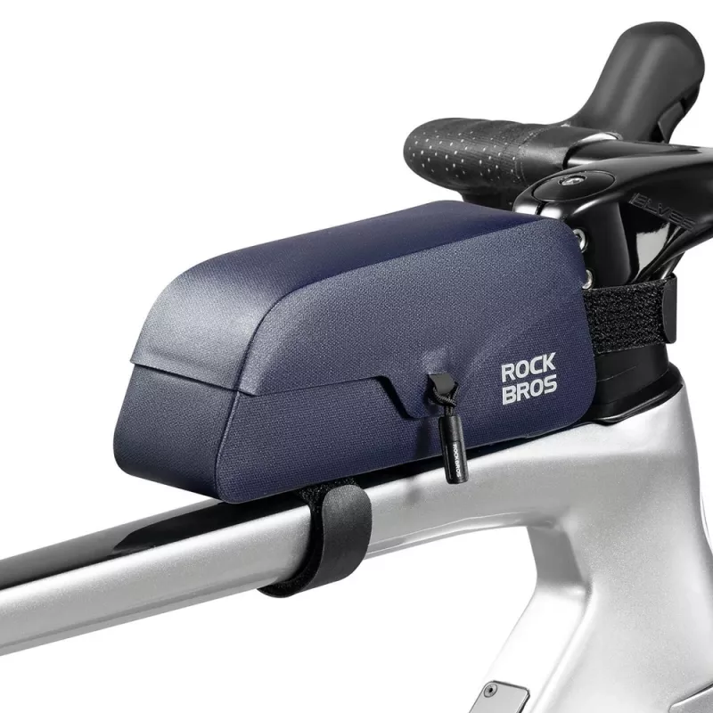 ROCKBROS rámová taška na bicykel 0,9 l vodoodpudivá magnetický uzáver modrá