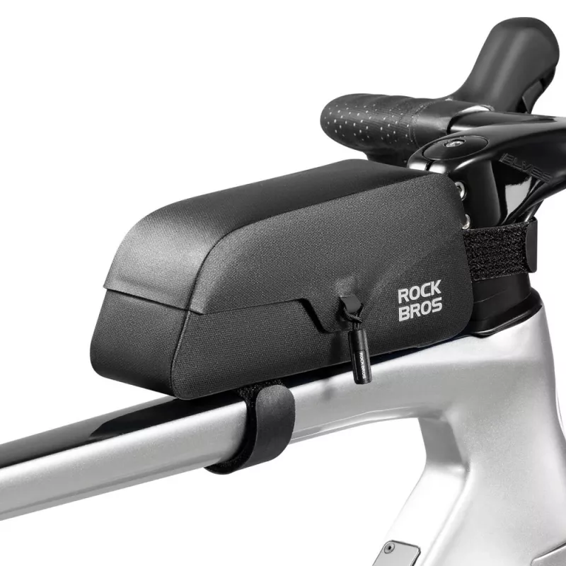 ROCKBROS rámová taška na bicykel 0.9L vodoodolná s magnetickým uzáverom čierna