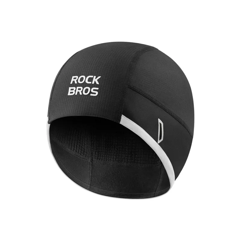 ROCKBROS M016 zimná neprefúkavá cyklistická čiapka čierna 54-61 cm