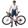 ROCKBROS pánske cyklistické nohavice s trakmi YDDK009 tmavomodrá veľkosť S
