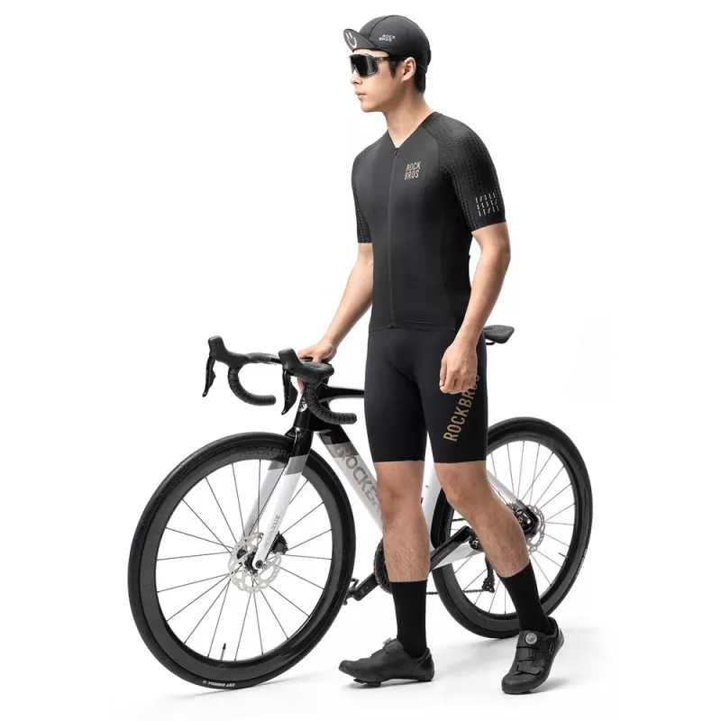 ROCKBROS YDDX011 Diamond krátky rukáv cyklistický dres XS čierna