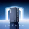 Wozinsky 240W GaN QC3 nabíjacia stanica - čierna