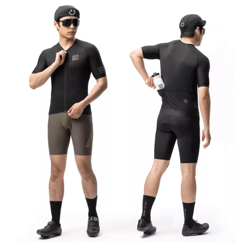 ROCKBROS YDDX011 Diamond krátky rukáv cyklistický dres XXS čierna