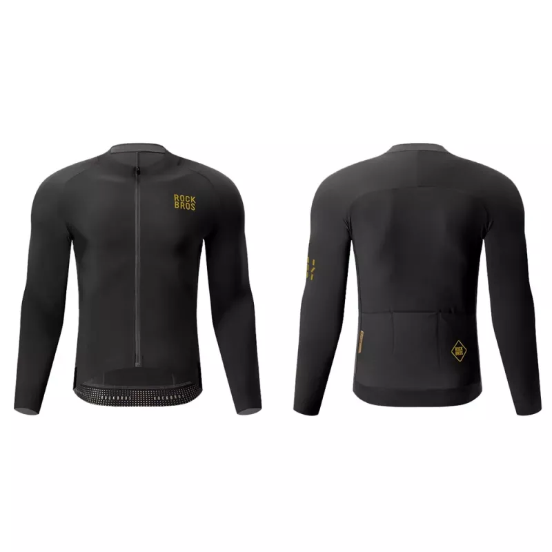 Rockbros YDWT020 Diamond cyklistická bunda jeseň/zima veľkosť S čierna