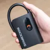 ROCKBROS L1 mini prenosná elektrická pumpa 70 PSI kompresor dĺžka hadice 200 mm Schrader - čierna