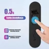 Rockbros SMART odtlačkový prstom a Bluetooth cyklistický káblový zámok 100 cm čierny