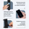 Rockbros SMART odtlačkový prstom a Bluetooth cyklistický káblový zámok 100 cm čierny