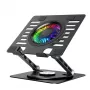 Wozinsky WDCX-X16-AS CoolBase RGB chladiaci stojan na notebook a tablet s 360° otáčaním - čierny