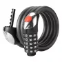 ROCKBROS RKS531 5-miestny číselný káblový zámok s LED, 180 cm, čierny
