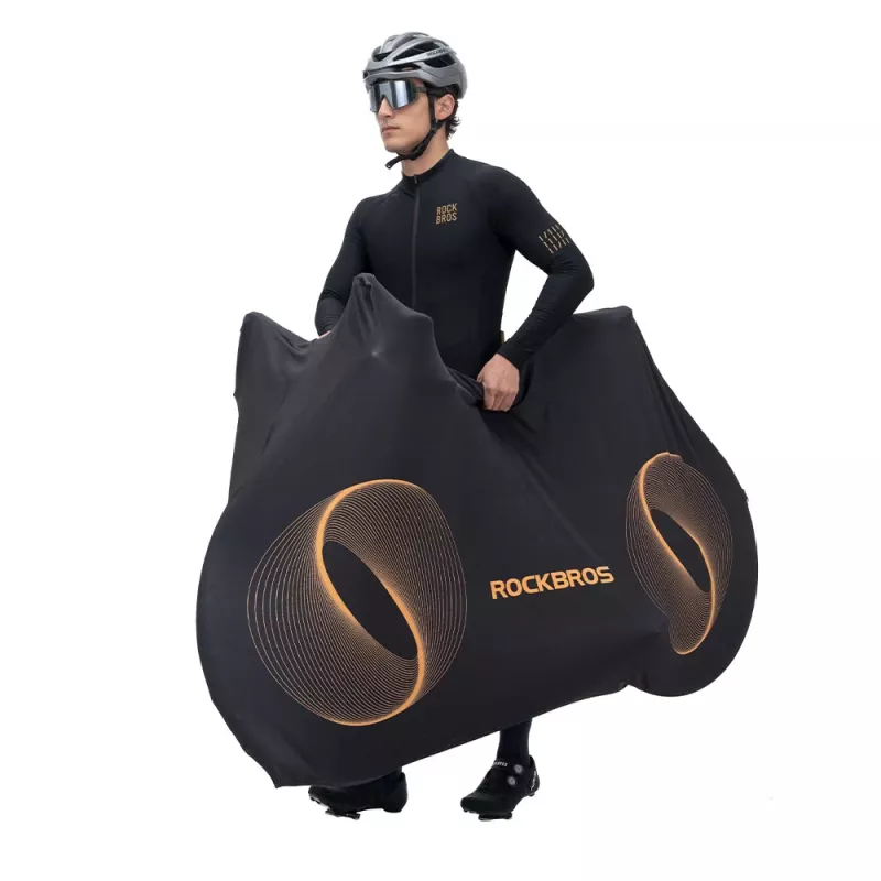 Rockbros D97 elastický kryt na bicykel pre bicykle 24-29 palcov a 700C, čierny