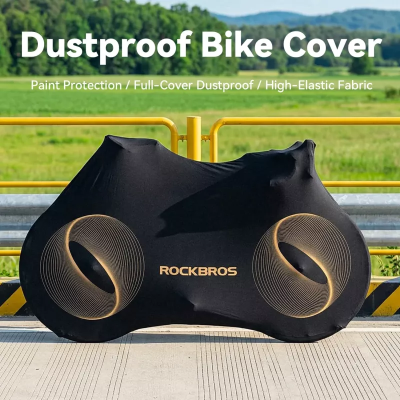 Rockbros D97 elastický kryt na bicykel pre bicykle 24-29 palcov a 700C, čierny