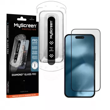 MyScreen Diamond Glass Pro Fit Frame ochranná fólia displeja z tvrdeného skla pre Apple iPhone 16 Pro