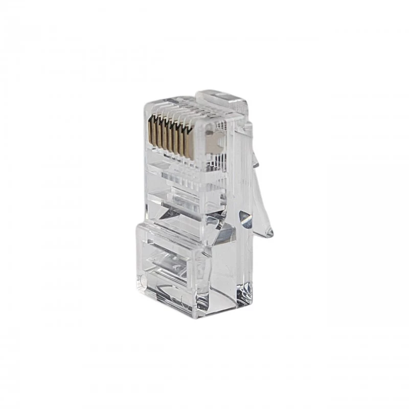 NETRACK RJ45 8P8C UTP Cat5e konektor samec balenie 100 ks